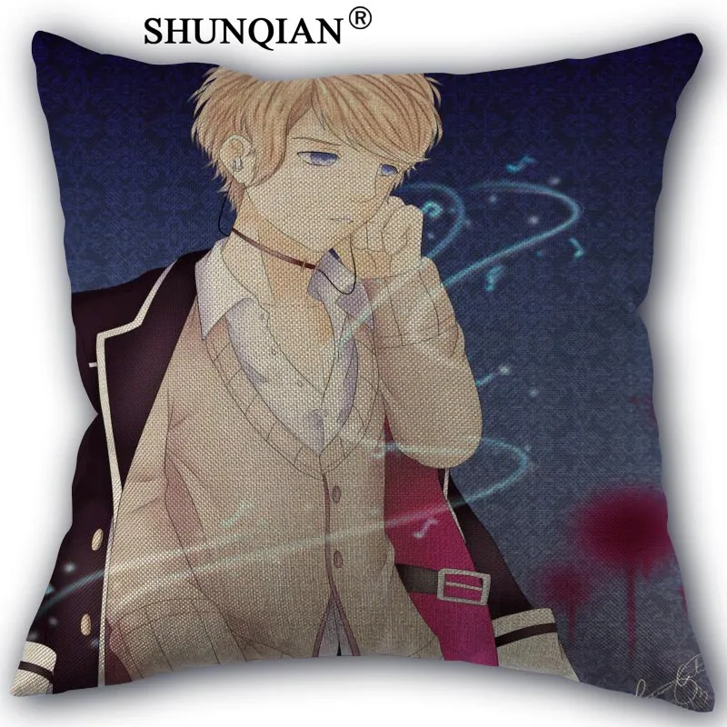 Pillow Cover Изготовленная на заказ накидка для подушки, Diabolik Lovers хлопковые льняные наволочки для подушек, для дома Текстиль площадь размером 45*45 см Спальня домашняя декоративная наволочка - Цвет: Pillow Cover