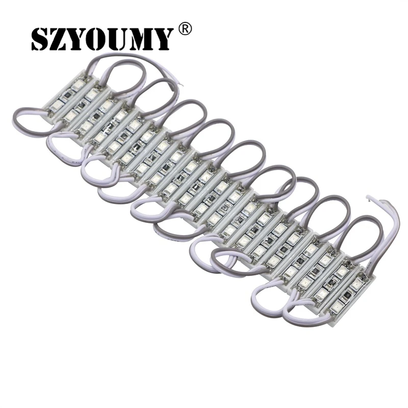 SZYOUMY SMD 2835 2 светодиодный модуль DC12V водонепроницаемый дисплей модули для рекламы