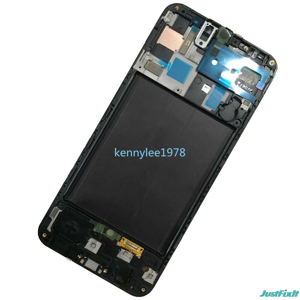 Супер Amoled для samsung Galaxy A50 SM-A505FN/DS A505F/DS A505 ЖК-дисплей кодирующий преобразователь сенсорного экрана в сборе с рамкой