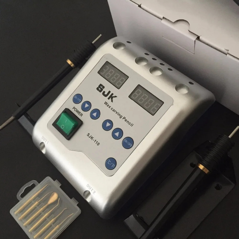 Стоматологическая лаборатория электрическая резьба по воску 2 ручки