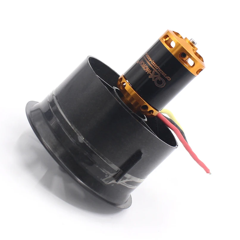 QX-MOTOR 64 мм EDF с 12 лопастным вентилятором Jet 3S-4S двигатель QF2822 3500KV / 4300KV бесщеточный
