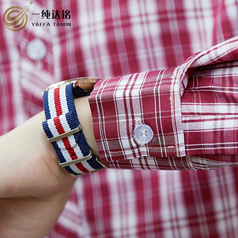 Блузка мужская в полоску 100% хлопок с отложным воротником|striped shirts for men|brand menfashion men