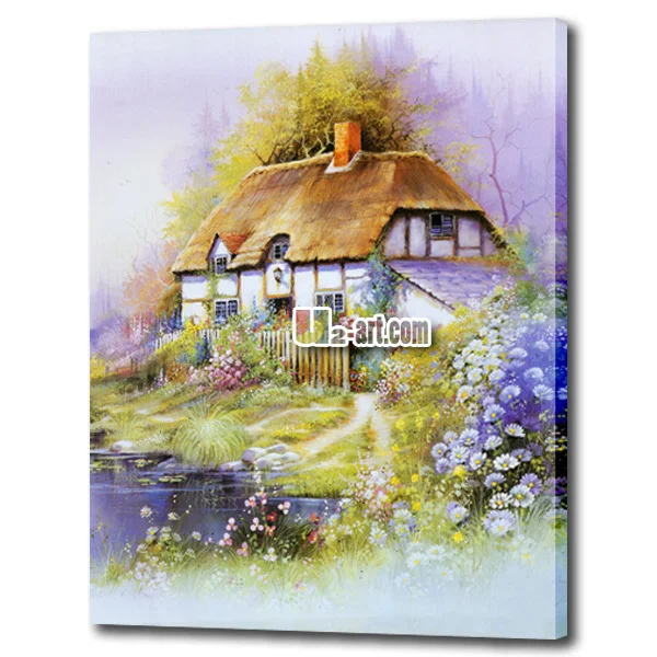 Красивый дом мечты холст печать пейзаж простая домашняя картина Картина для