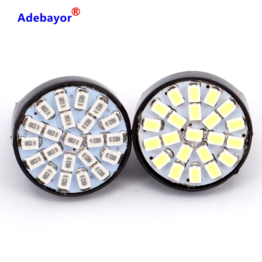 Светодиодный индикатор поворота 100X T20 22 1206 3020 SMD 7443 красный и белый цвета