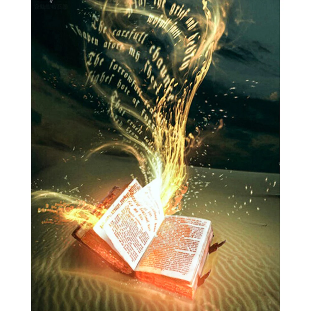 5D Сделай Сам полный квадрат/круглая Алмазная картина Волшебная книга вышивка