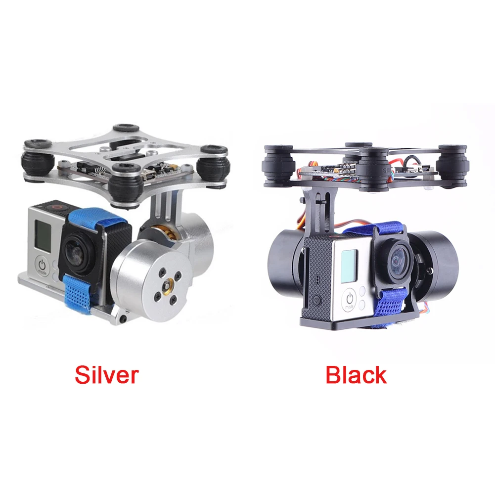 2-Axis Gimbal Stabilizer PTZ Control Aluminum Alloy CNC For RC Drone Portable Easy Install Brushless Camera DJI Phantom | Электроника