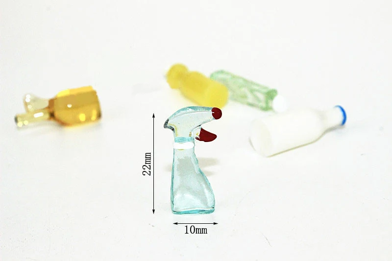 

5pcs/lot 1/12 Dollhouse Miniature Doll House Kitchen Accessory Mini kitchen condiment Doll House Toys