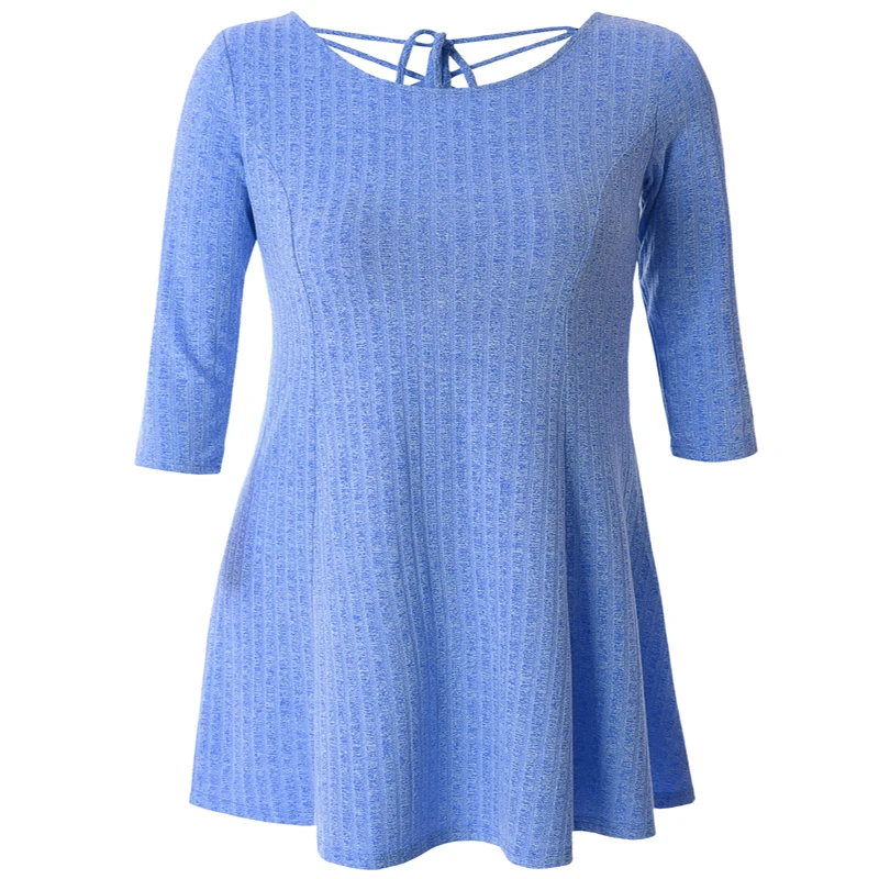 Мода Большой Размер Свободные Dress Шею Горб Шить Случайные Women Высокое Качество|loose