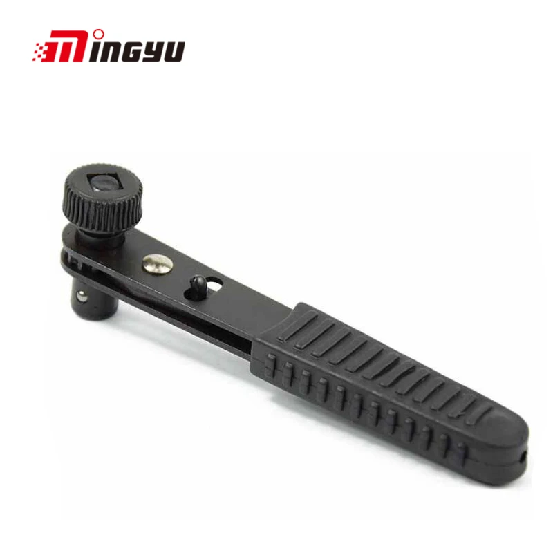 

Mini 1/4" Ratchet Wrench Screwdriver Bits Handle Socket Wrench Rods Driver 6.35 mm Quick Socket Spanner Tools Pocket Tool