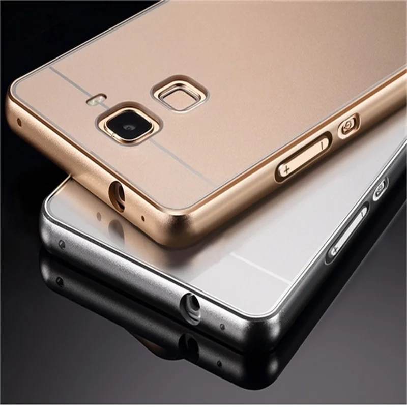 New Arrival For Huawei Honor 7 Case Luxury Ultrathin Metal Aluminum Frame+Acrylic Hard Back Cover Honor7 Phone Bag Accessory |