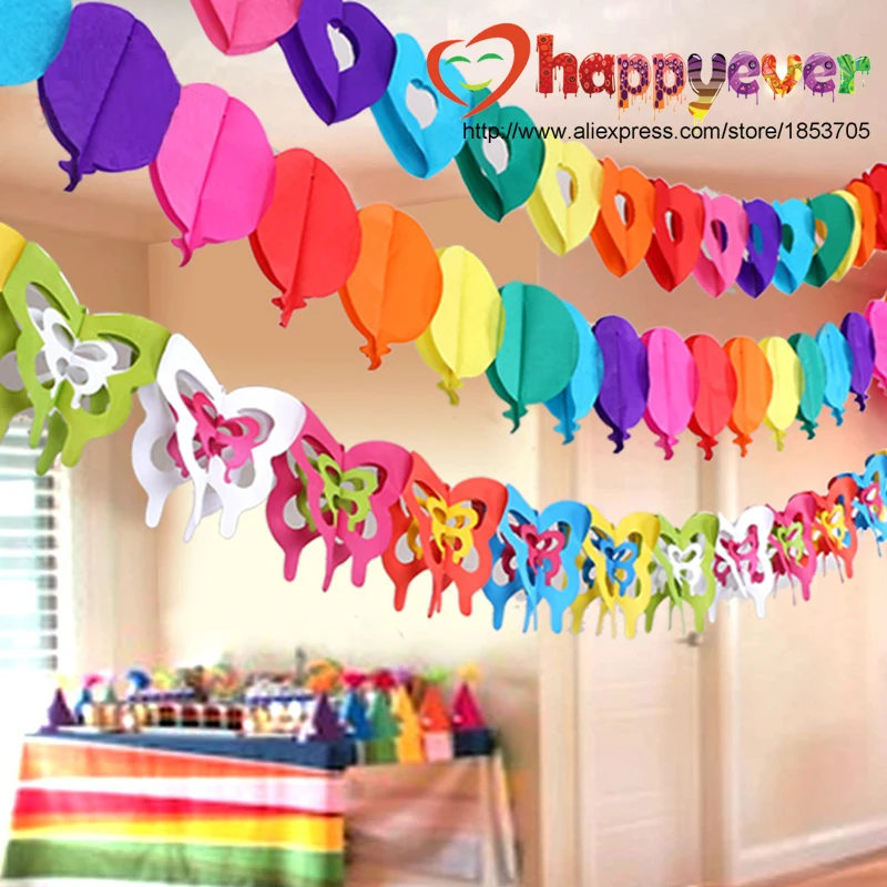 2 шт./компл. разноцветная гирлянда из ткани с цветами аксессуар для украшения