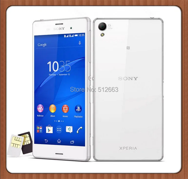 Sony Xperia Z3 Dual D6633,, разблокирована, GSM, две sim-карты, 4G, LTE, Android, четыре ядра, ram, 3 ГБ rom, 16 ГБ, 5,2 дюйма, 20,7 МП, 3100 мАч
