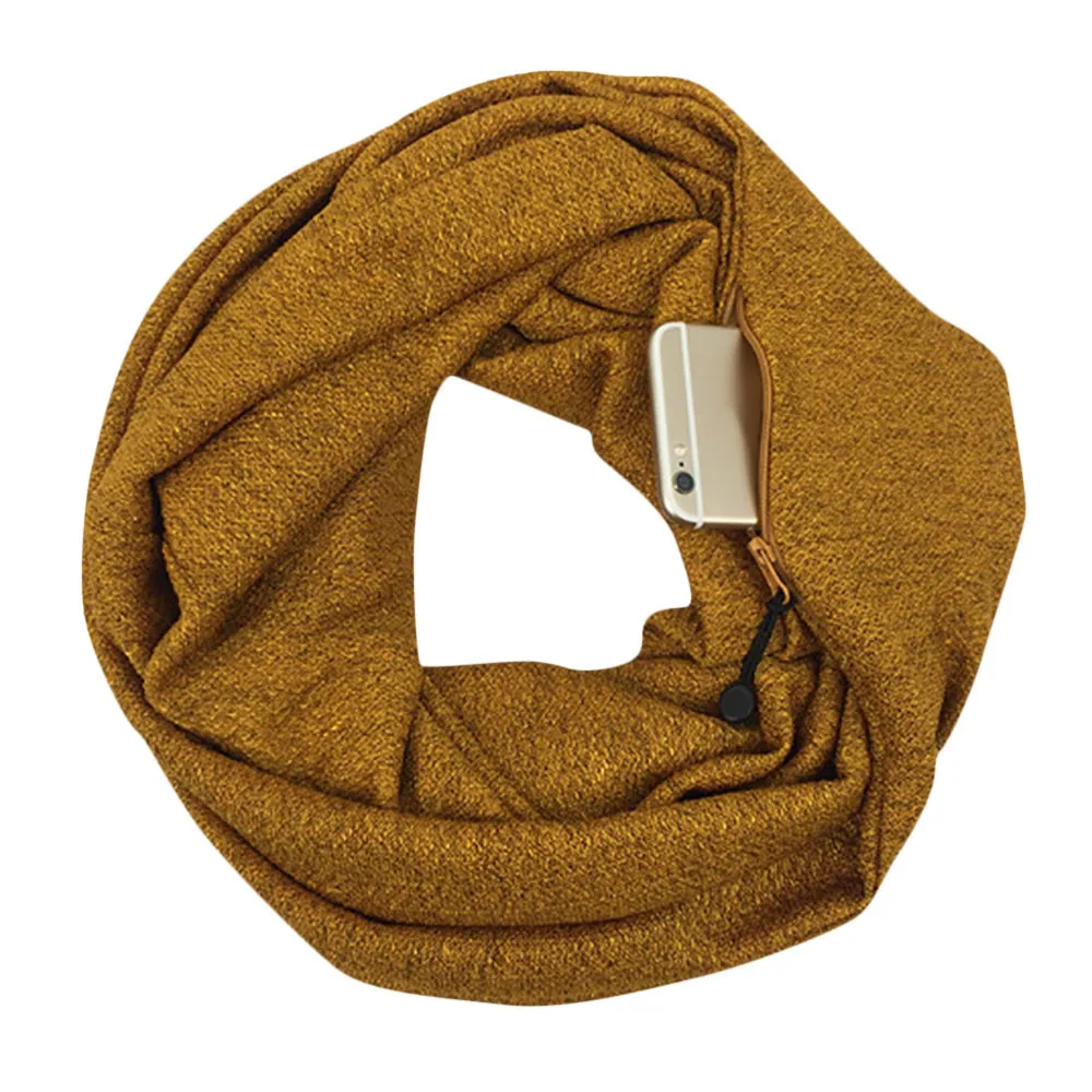 Мода 2019 г. Новый горячий для женщин Шерсть Глод зима термальность Active Infinity шарф с