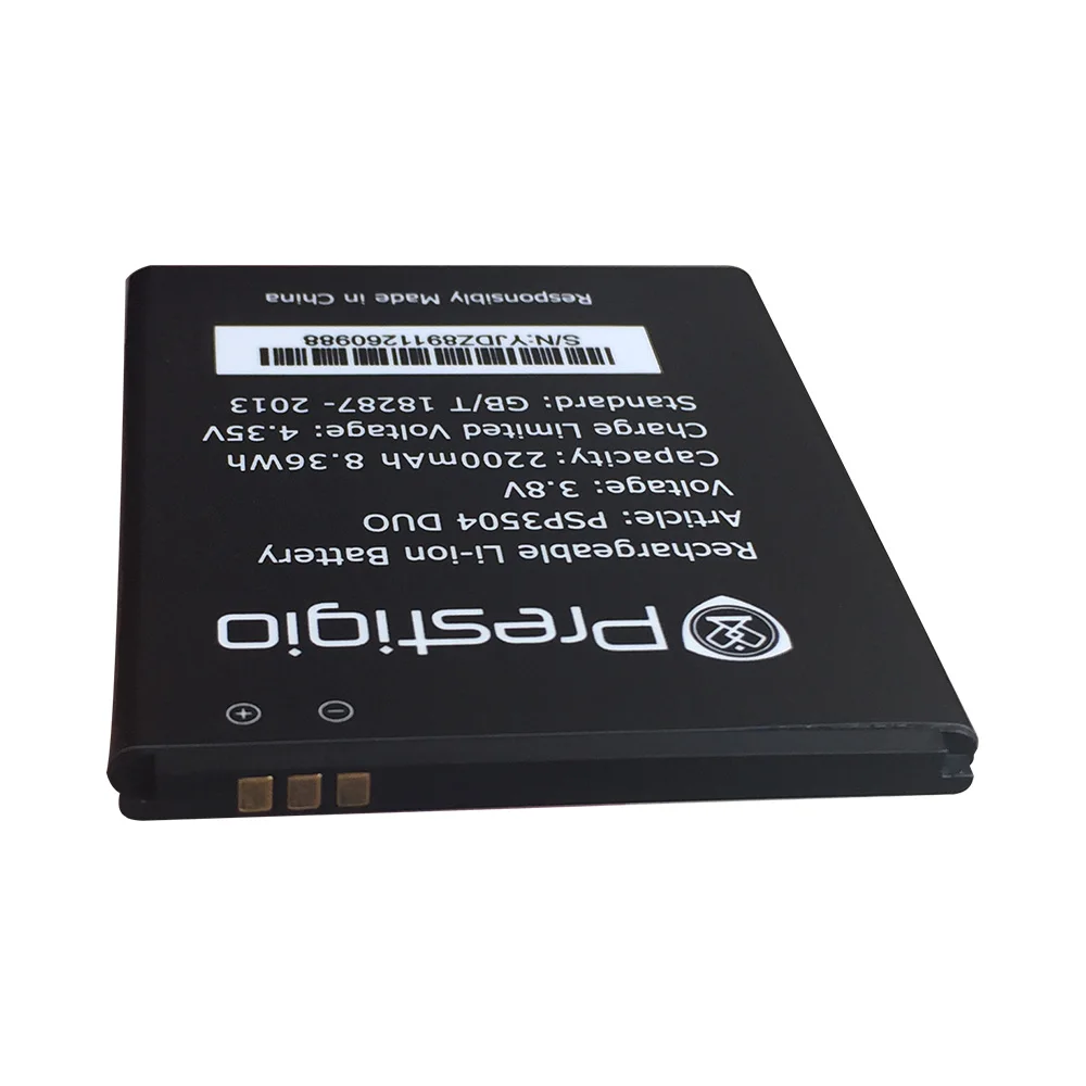Сменный аккумулятор для телефона psp3504 Duo 2200 мАч Prestigio Muze C3 3504 PSP3504 | Мобильные