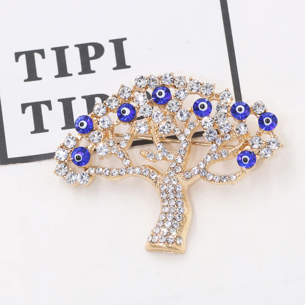 Женские броши PULATU Blue Evil Eye Lucky брошь в виде турецкого глаза праздничная свадебная