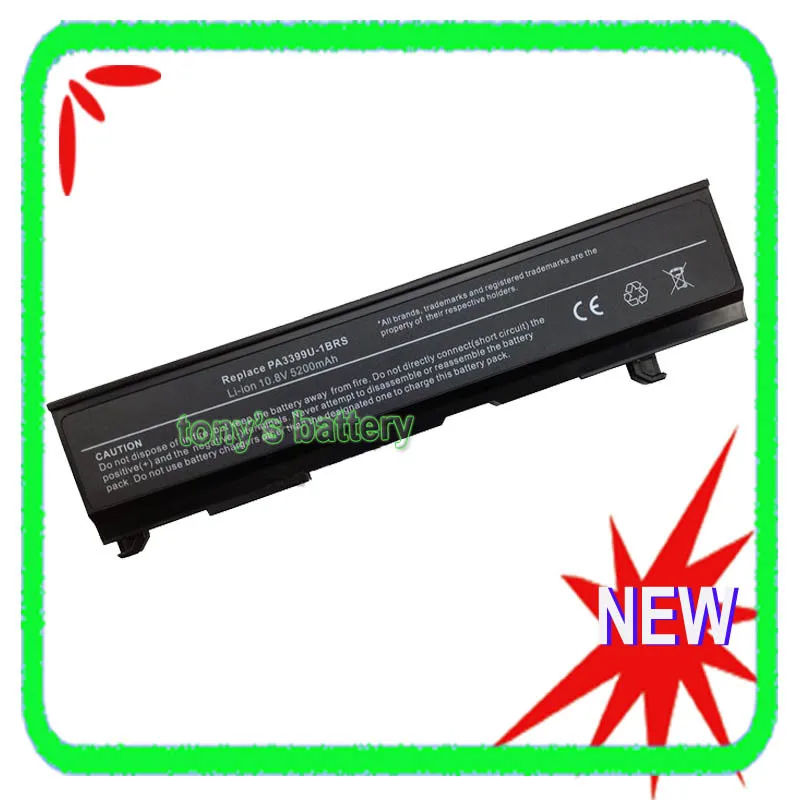 

6Cell Battery for Toshiba Tecra A3 A4 A5 A6 A7 S2 PA3399U-2BAS PA3400U-1BRS PA3478U-1BAS PABAS076