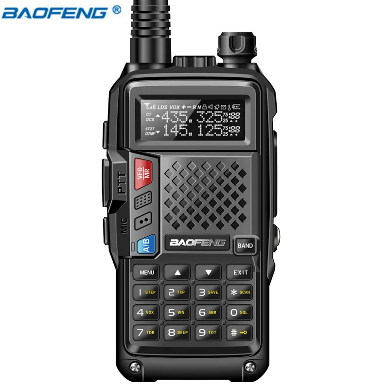Radio Only BaoFeng BF-UVB3 Plus портативная рация мощное радио CB трансивер 8 Вт 10 км длинный диапазон портативное радио UVB3Plus для леса и города - Цвет: Radio Only