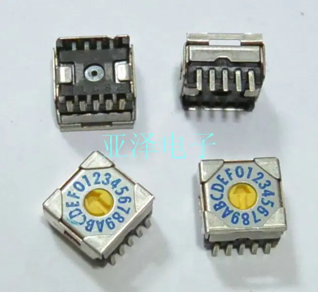 

1 шт. 0-F/16 gear 8421C вращающийся переключатель кода
