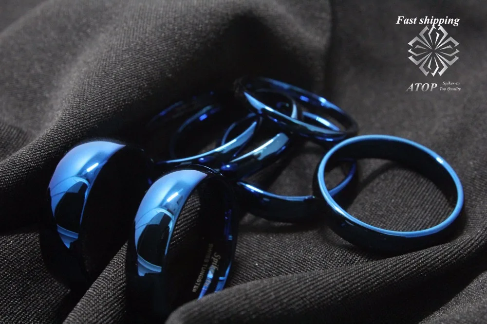 Мужское кольцо из карбида вольфрама ширина 2 8 мм|mens wedding band|wedding bandring blue |