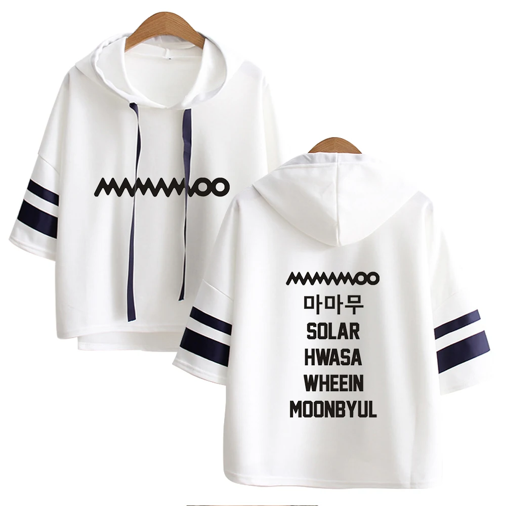 MAMAMOO kpop толстовки ривердейл короткий рукав Харадзюку модные толстовки женские крутые весенне-летние kpop одежда хип-хоп одежда