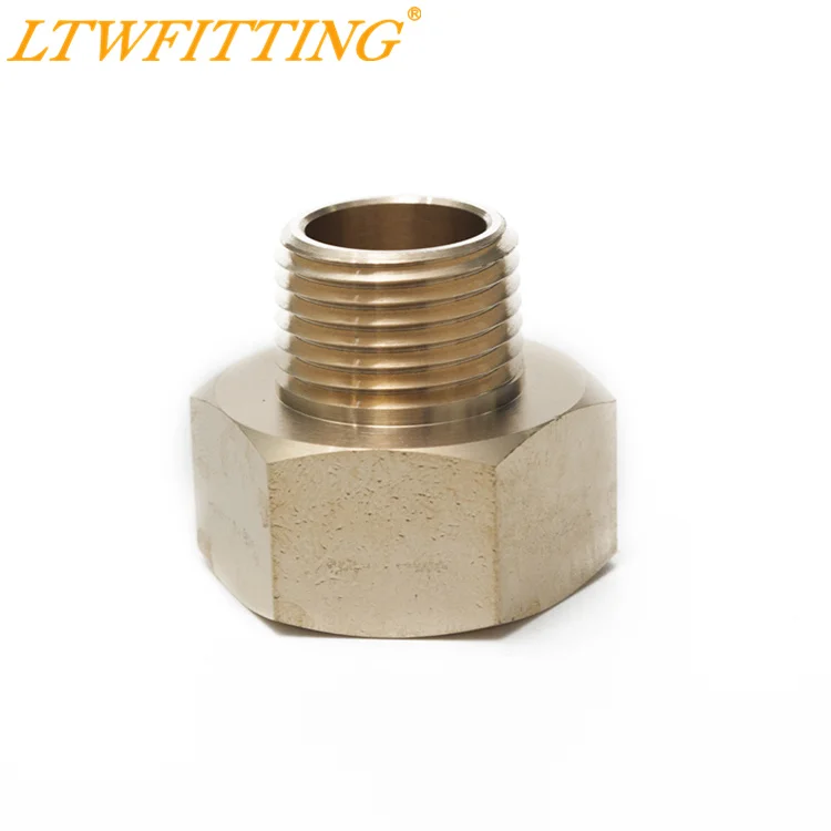 

LTWFITTING Brass Pipe 3/4" Female x 1/2" Male NPT Adapter Fuel Gas Air