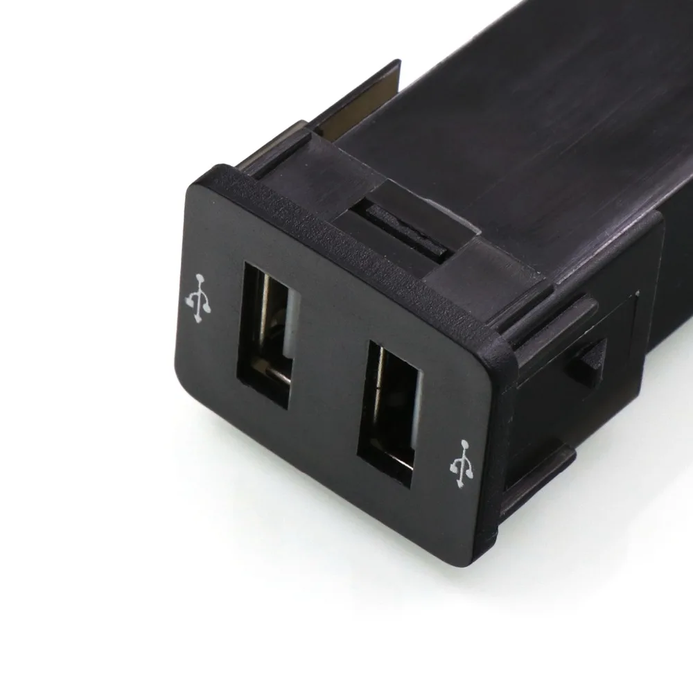 2 шт. автомобильное зарядное устройство с USB портом для Nissan TIIDA Sylphy Lannia Teana Qashqai X trail