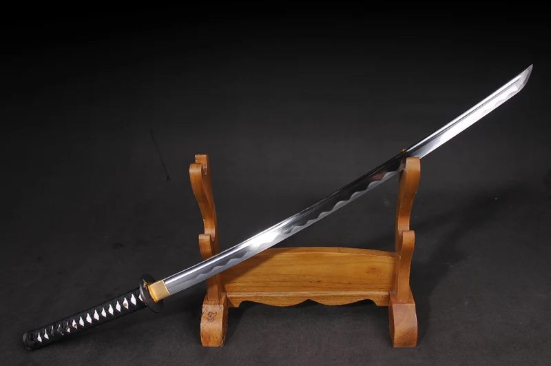 Японский самурайский меч отполированные катана закаленные в масле T10 сталь