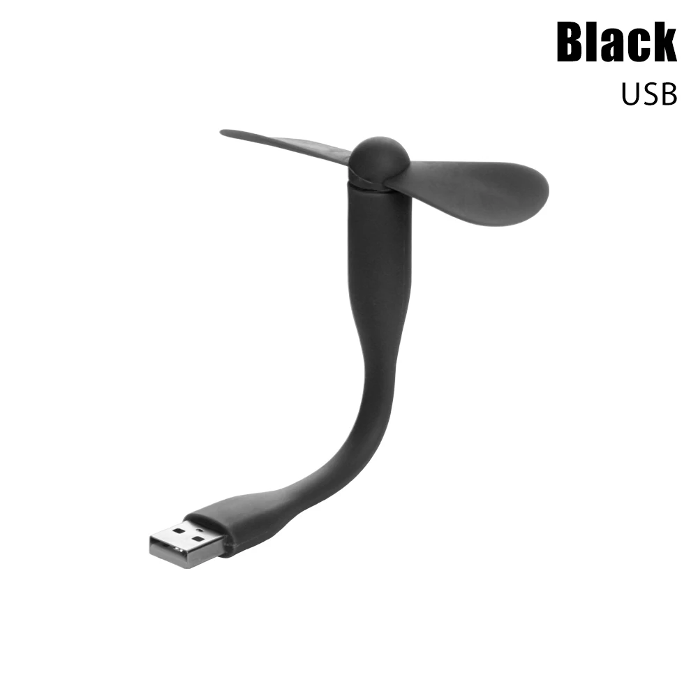 Black - USB 1 шт. тип-c мобильный телефон мини вентилятор охлаждения супер немой для USB C/Micro USB/Android 4*9*1,5 см портативный мини вентилятор открытый инструмент - Цвет: Black - USB