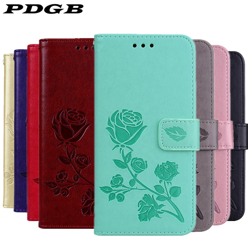 PDGB кожаный чехол бумажник для iPhone Xs Max XR 8 7 Plus X 6s 6 книжка с 3D тиснением и