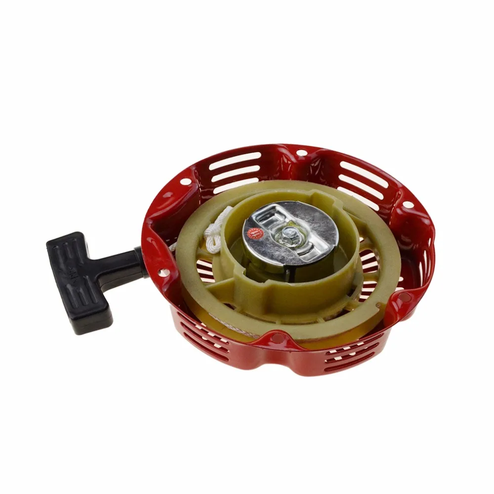 GOOFIT 154F пусковой стартер стартера для Honda генератор двигателя красный K071 309|Ножные
