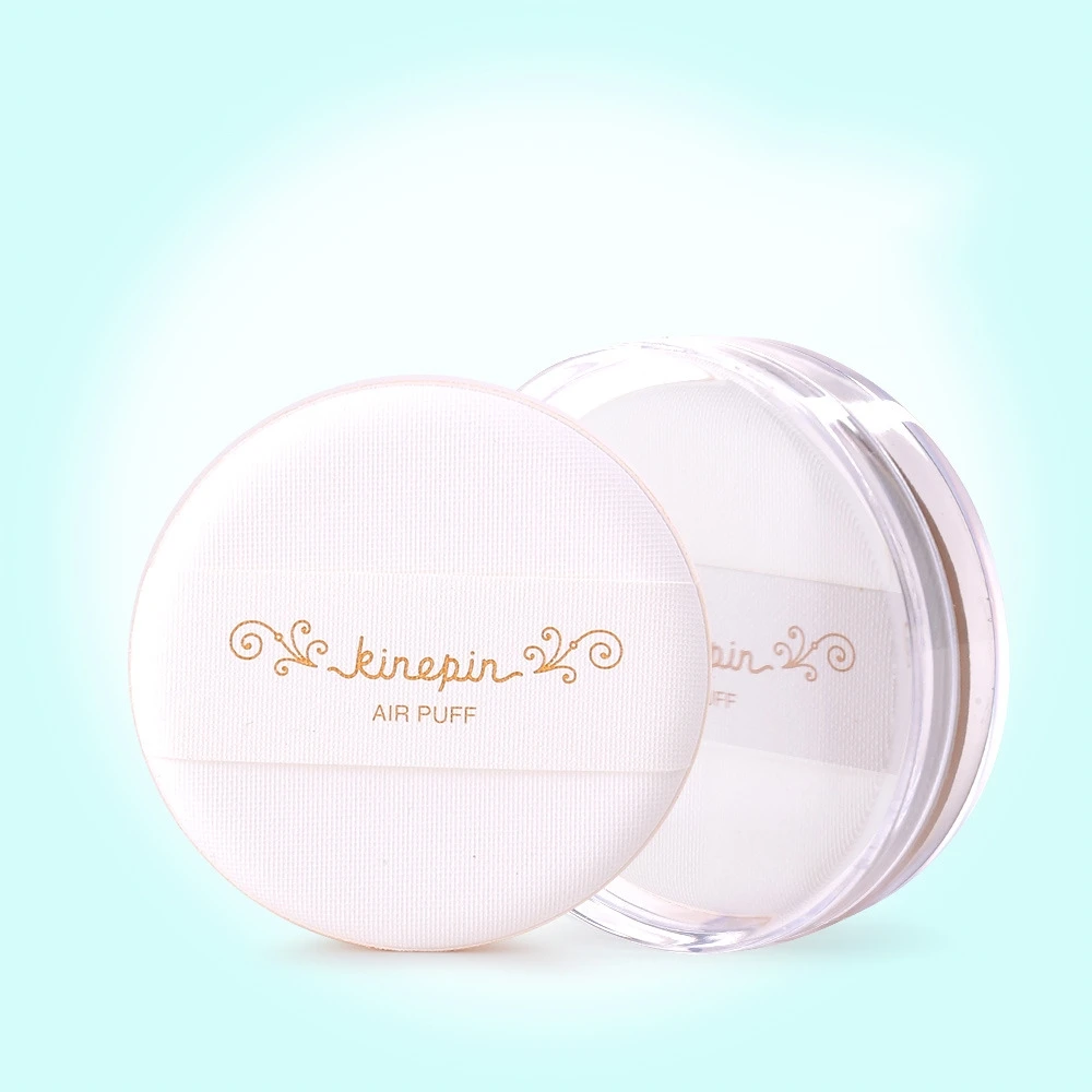 1PC Facial Makeup Air Cushion Sponge Puff Dry Wet Dual Use Not Slip Loose and Compact Powder Blender Tool with Clear Case|cushion sponge|puff