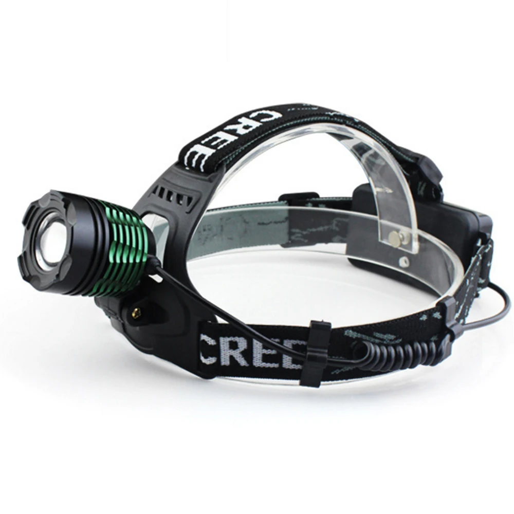Rechargeable CREE XML T6 2000 Lumens Zoom Head Lamp LED Headlamp + 18650 Battery 4200mAh LED Headlight Flashlight Lantern
Rechargeable CREE XML T6 2000 Lumens Zoom Head Lamp LED Headlamp + 18650 Battery 4200mAh LED Headlight Flashlight Lantern