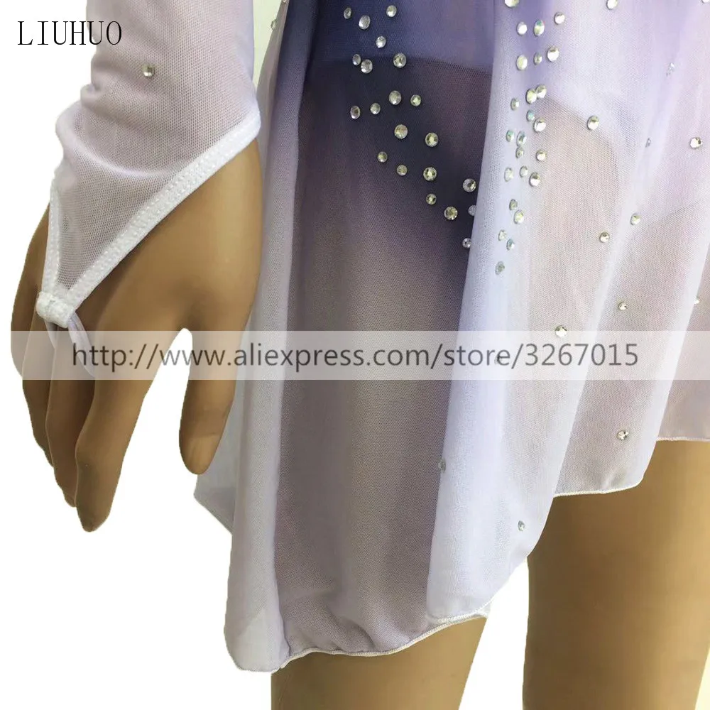 Платье для фигурного катания женское/женское ледяное с длинным рукавом стоячий