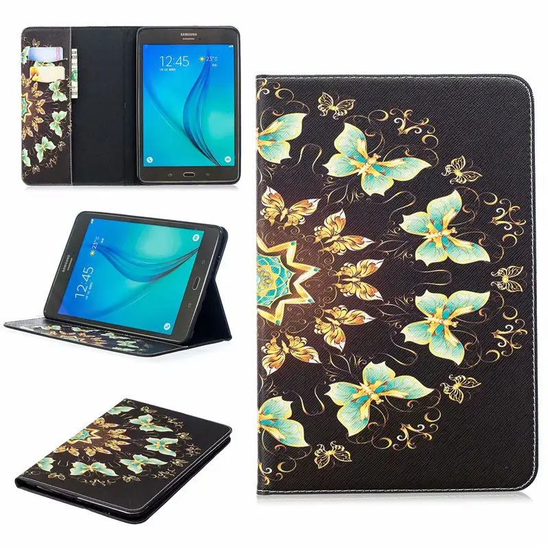 Чехол-книжка с принтом Совы медведя для samsung Galaxy Tab A 8,0 T350, чехол-книжка из искусственной кожи для Tab A 8,0 SM-T350 T355, чехол для планшета - Цвет: 15