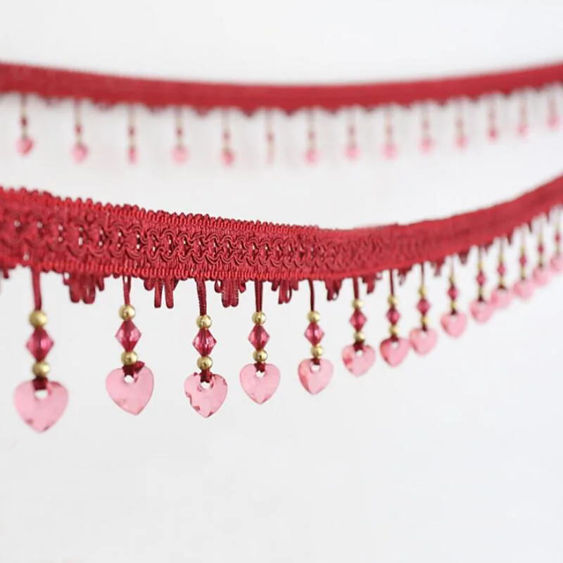 Украшение из бисера с бахромой 12 ярдов/партия кружевные аксессуары для занавесок