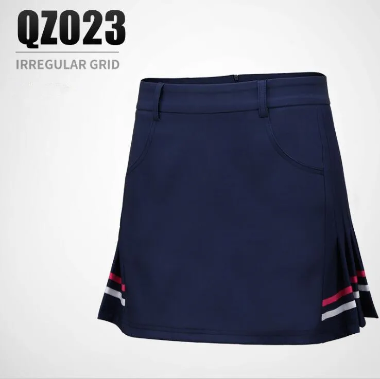navy skirt PGM Новая женская футболка с длинными рукавами Весенняя женская спортивная одежда для гольфа удобные анти-пиллинг тонкие спортивные рубашки для гольфа - Цвет: navy skirt