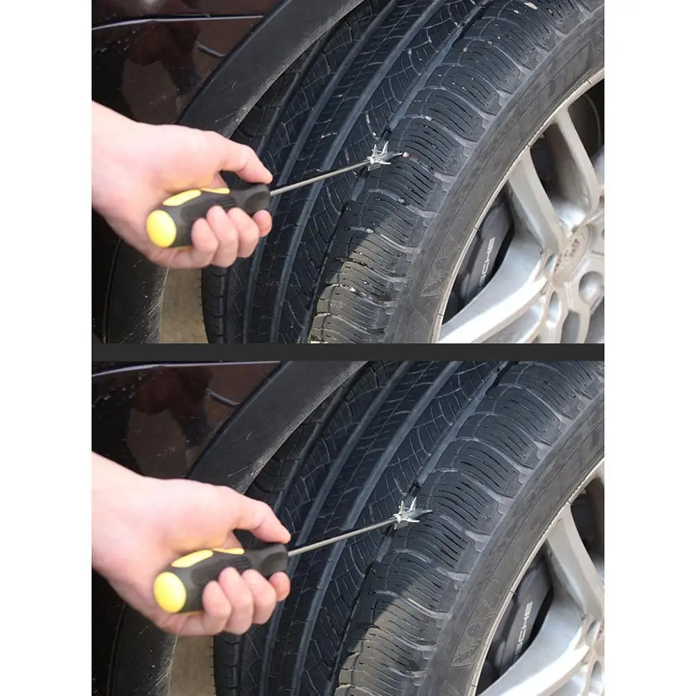 Уход за шинами 2019 Чистка шин автомобиля крюк цинкового сплава голова из