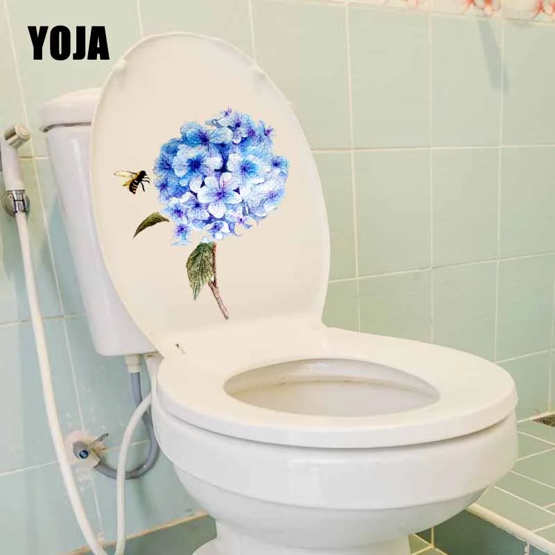 YOJA 19 1X23 см красивый домашний Декор настенный стикер Наклейки для унитаза