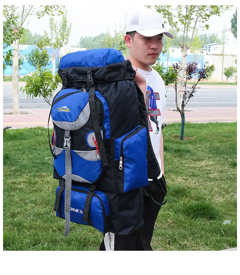 70L большой дорожный рюкзак походные рюкзаки Mochila кемпинг спортивная сумка мужская Треккинг Рюкзак для отдыха на природе сумки Treking XA830WA