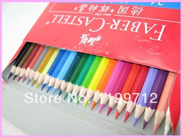 Faber Castell 24 классический цветной карандаш набор для художников|pencil color set|set photographyset