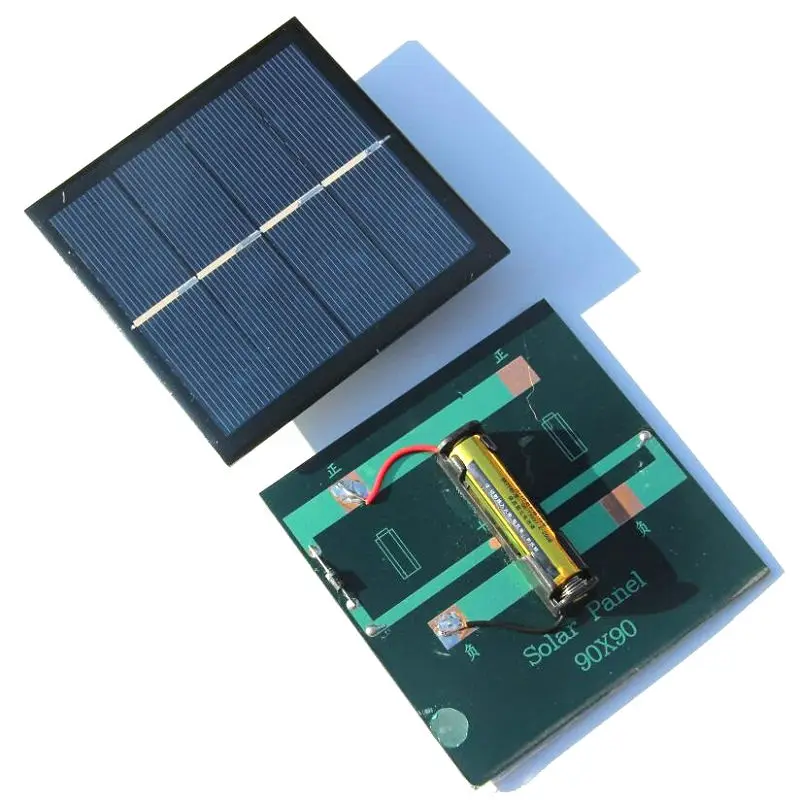 Солнечная панель с основанием для аккумулятора AA 1 Вт 2 в в|charger solar|solar cell batterycell solar