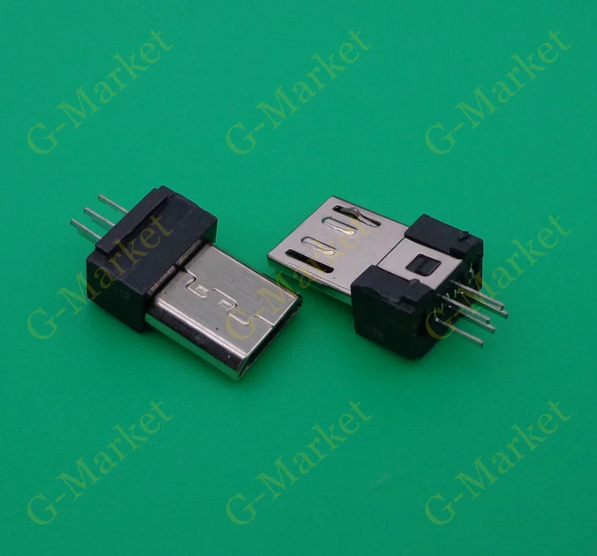 Бесплатная доставка 50 шт./лот Micro USB B Тип Штекерный разъем 5pin | Обустройство дома