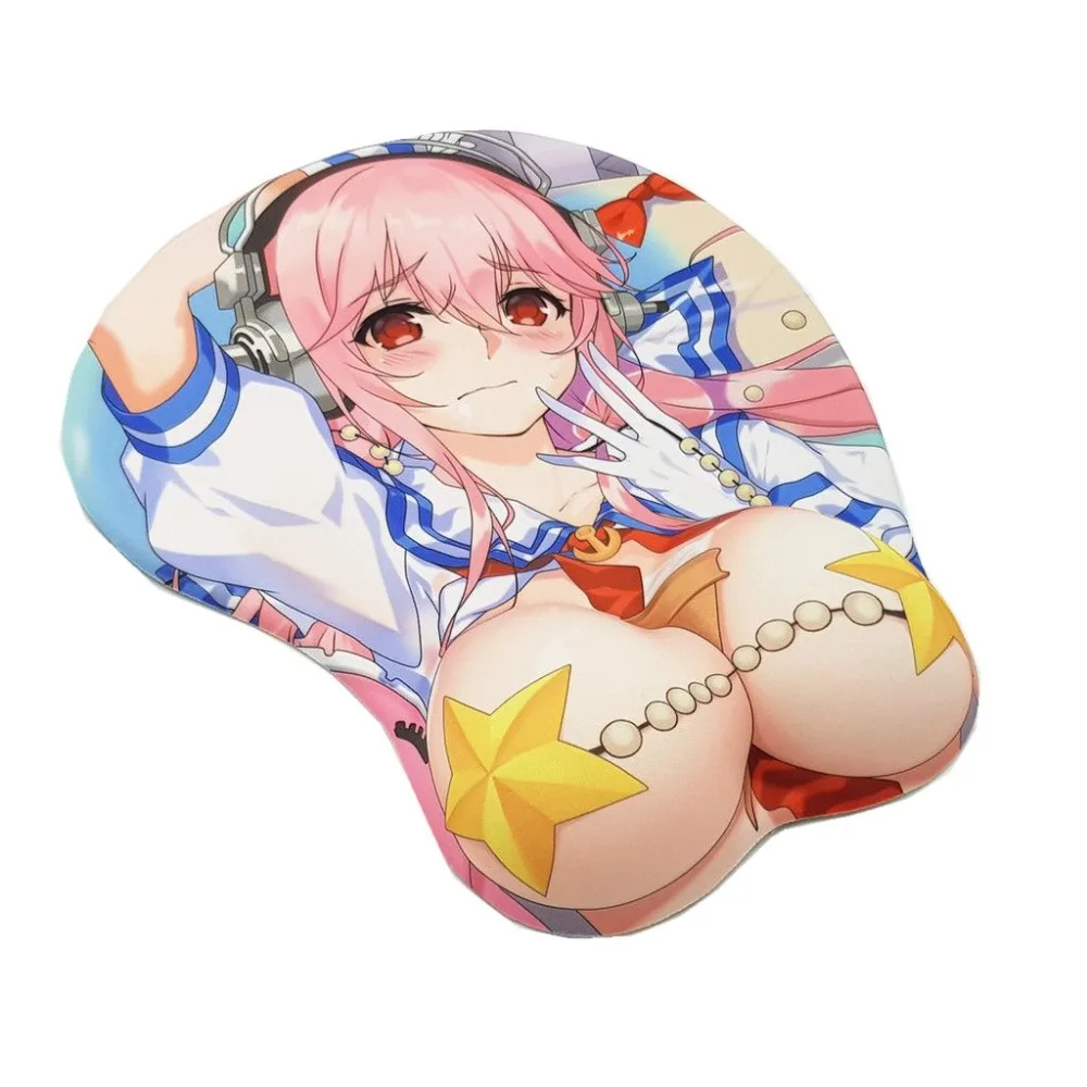 Коврик для мыши Super Sonico 3D Oppai | Компьютеры и офис