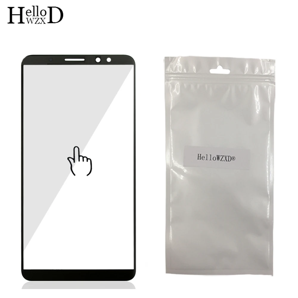 Переднее внешнее стекло HelloWZXD для Huawei Mate 10 Lite (без сенсорного экрана стеклянная