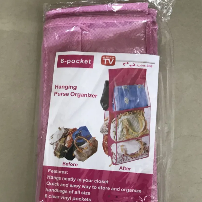 Family Organizer Backpack handbag Storage Bags Be Hanging Shoe Bag High Home Supplies 6 Pocket Closet Rack Hangers | Дом и сад