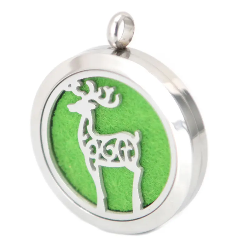 Серебряные ювелирные изделия новый дизайн Рождественский олень Ароматерапия