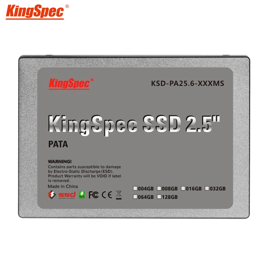 Kingspec 2 5 дюйма PATA жесткий диск 44pin IDE hd ssd 16 Гб 4C TLC твердотельный флэш накопитель для