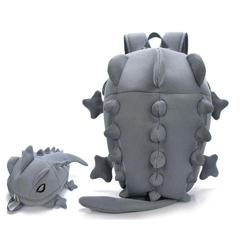 Милый мультфильм рюкзак 3D монстра, динозавра с школьные сумки для подростков Книга сумка Mochila Infantil