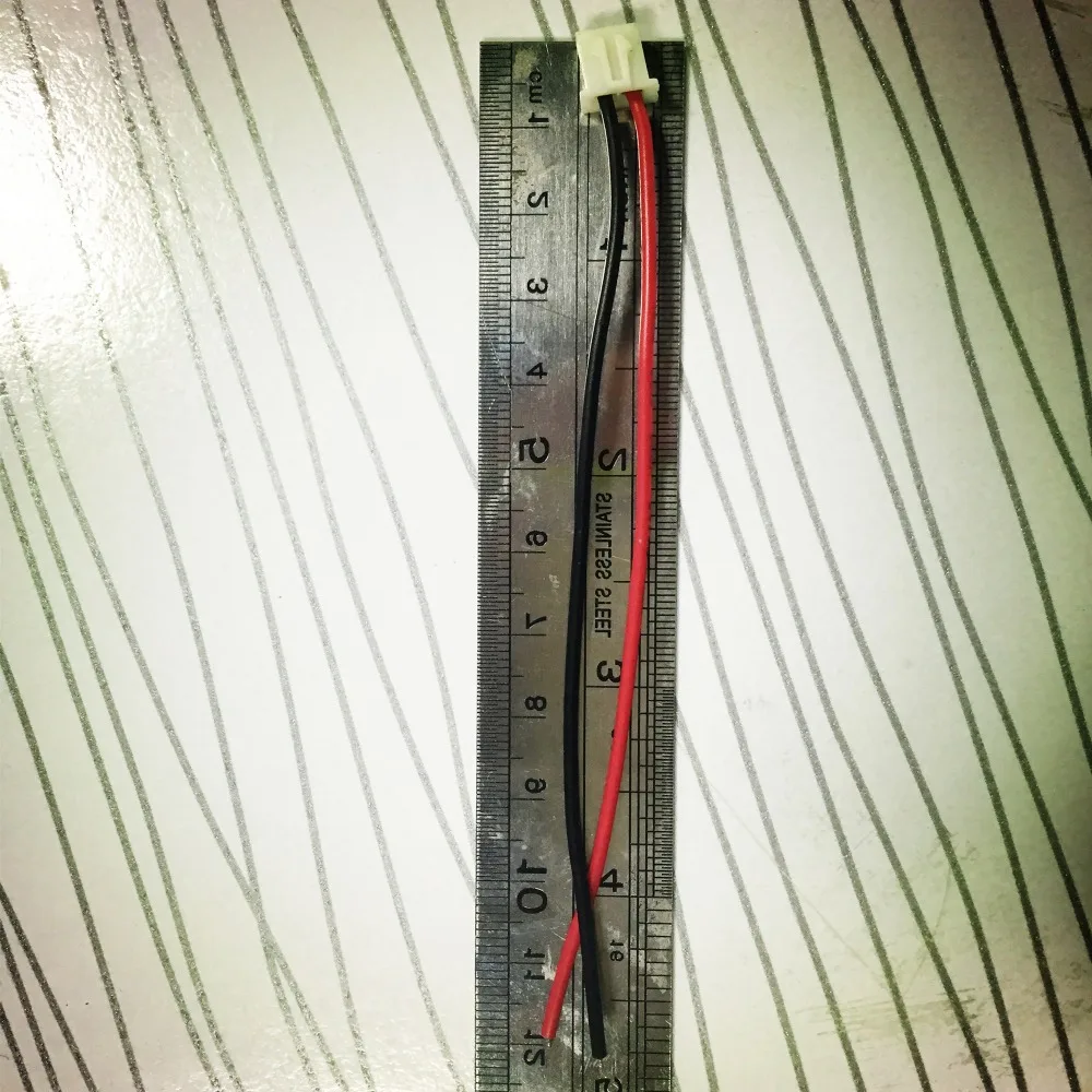 10 шт JST XH2.54 2Pin вилка соединителя с проводом кабель 24AWG 11 см длина|cable connectors wire