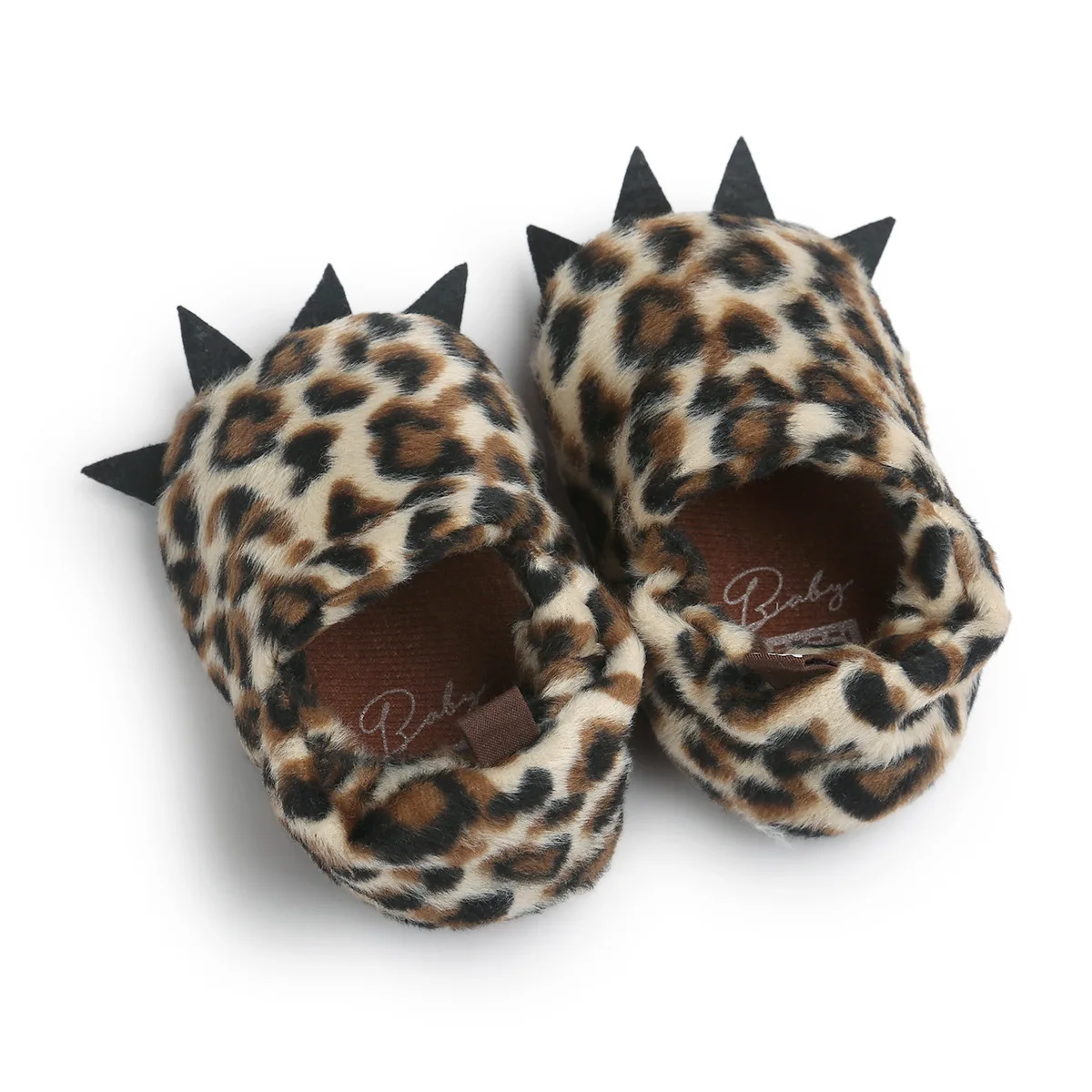 Детская обувь унисекс для мальчиков и девочек новорожденных Leopard Catoon сапоги зимние теплые Детская кроватка для новорожденных обувь пол обувь малышей TS120